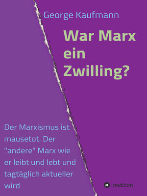 cover image of War Marx ein Zwilling?